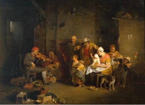 Sir David Wilkie The Blind Fiddler oil painting picture
